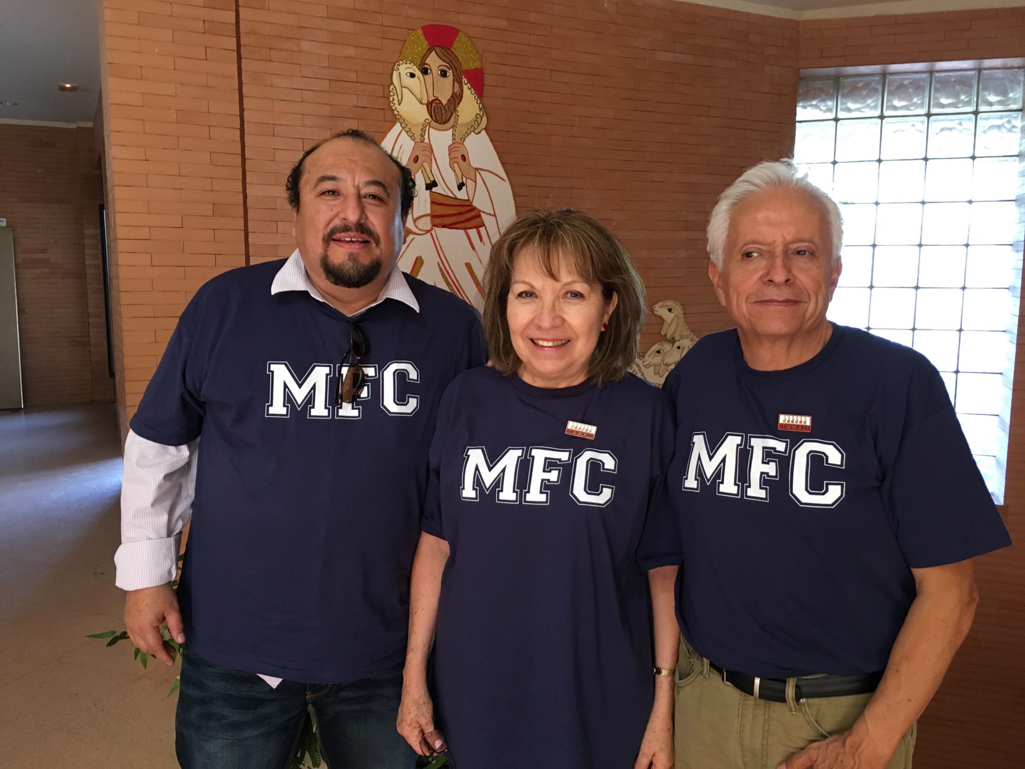 Saúl, Rosalinda y Jorge son los responsables internacionales del MFC.