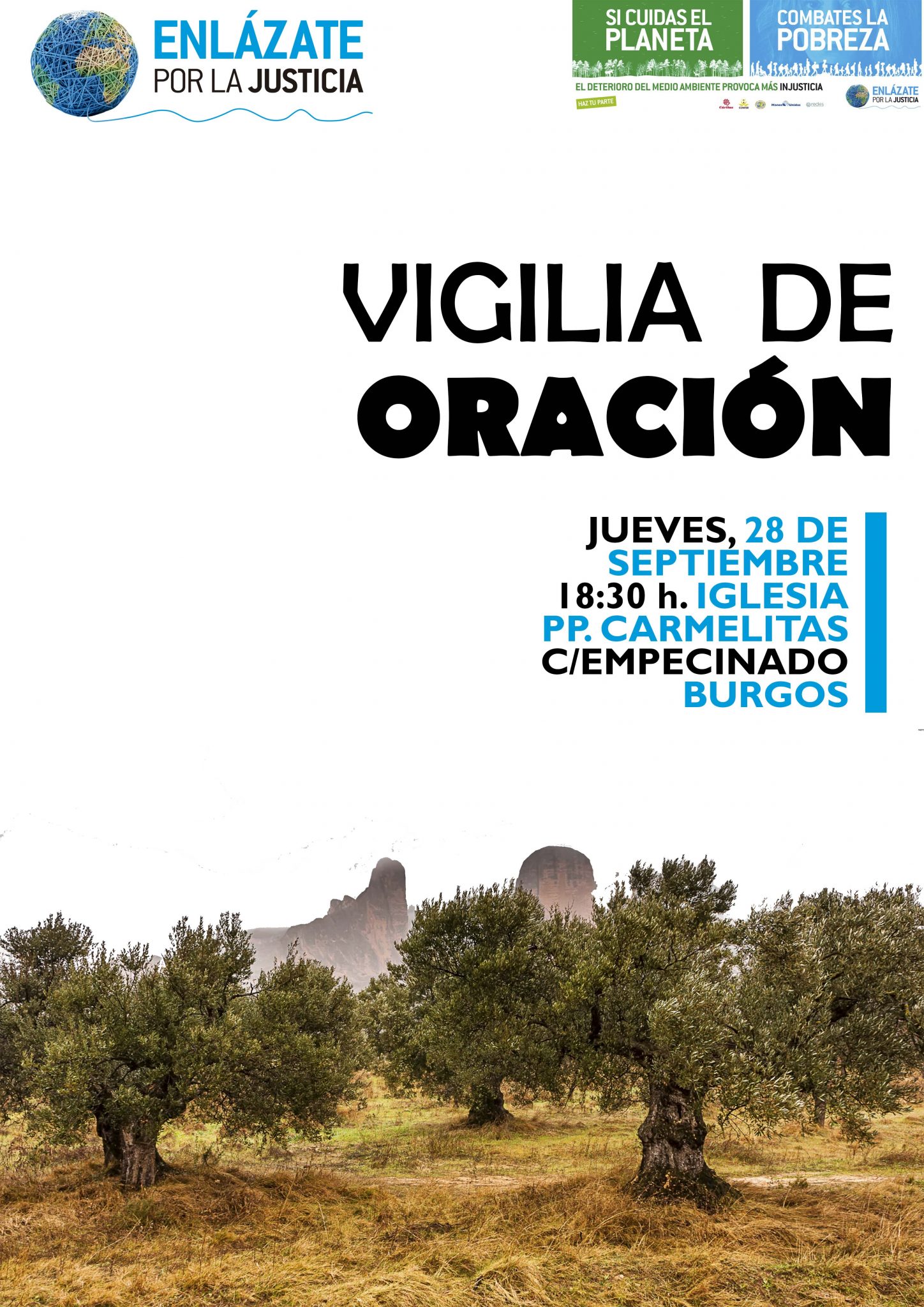 CARTEL VIGILIA ENLAZATE