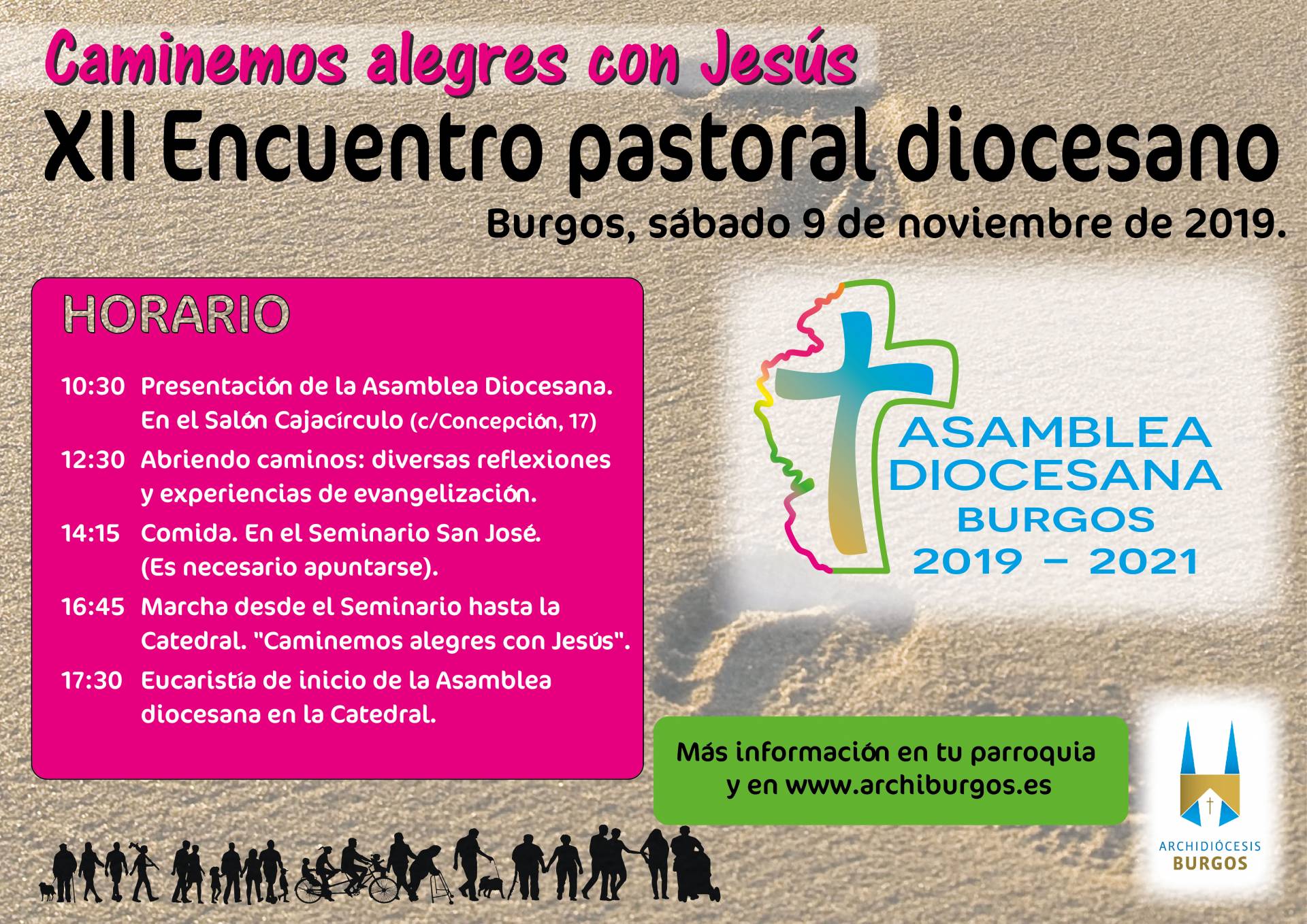 Cartel XII Encuentro Pastoral Diocesano 2019