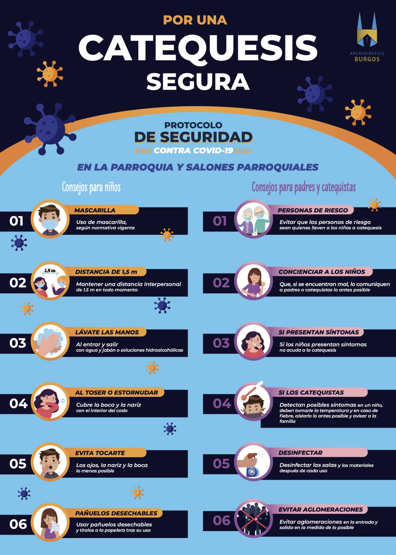 Cartel catequesis - covid