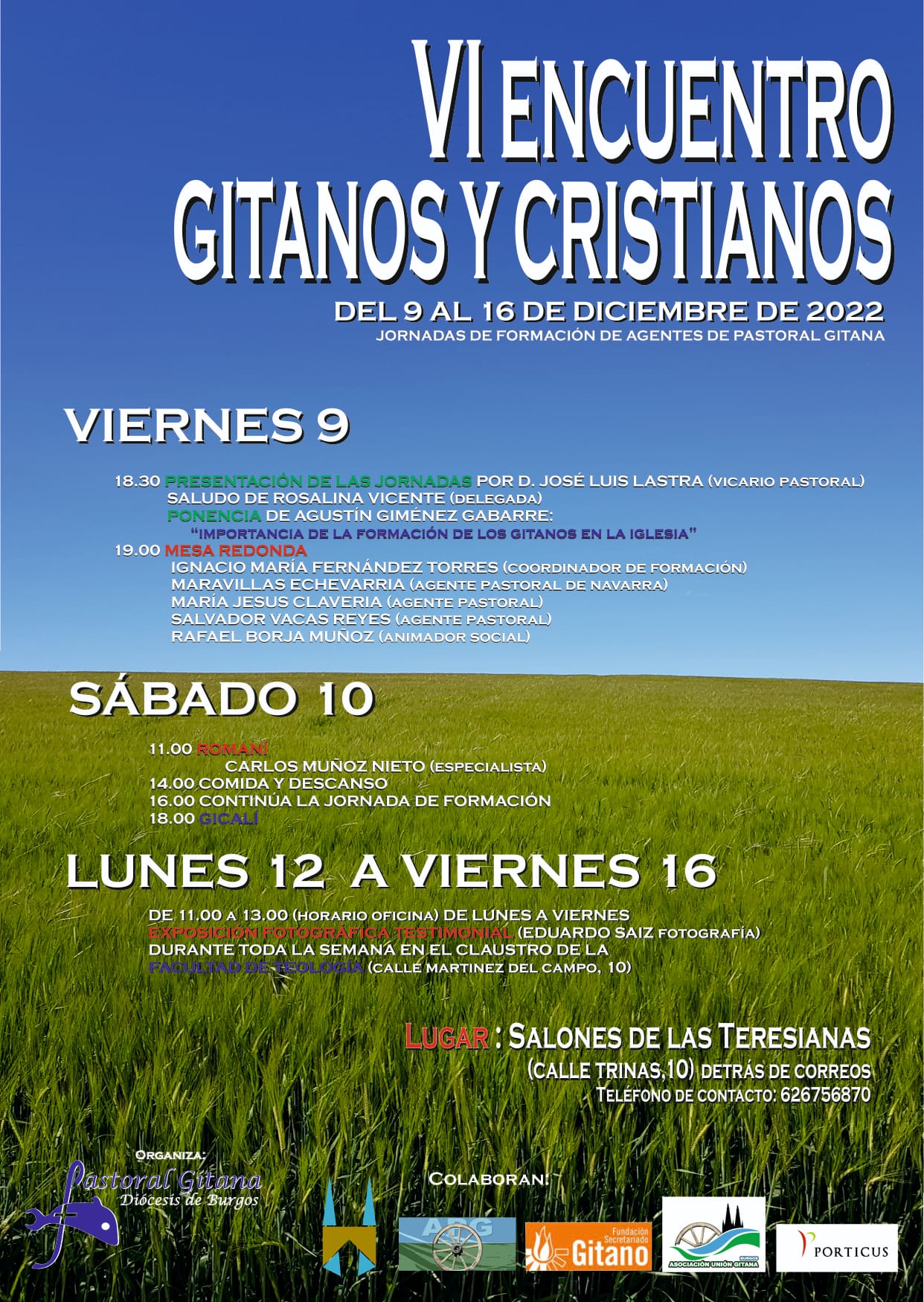 VI Encuentro gitanos y cristianos diciembre 2022