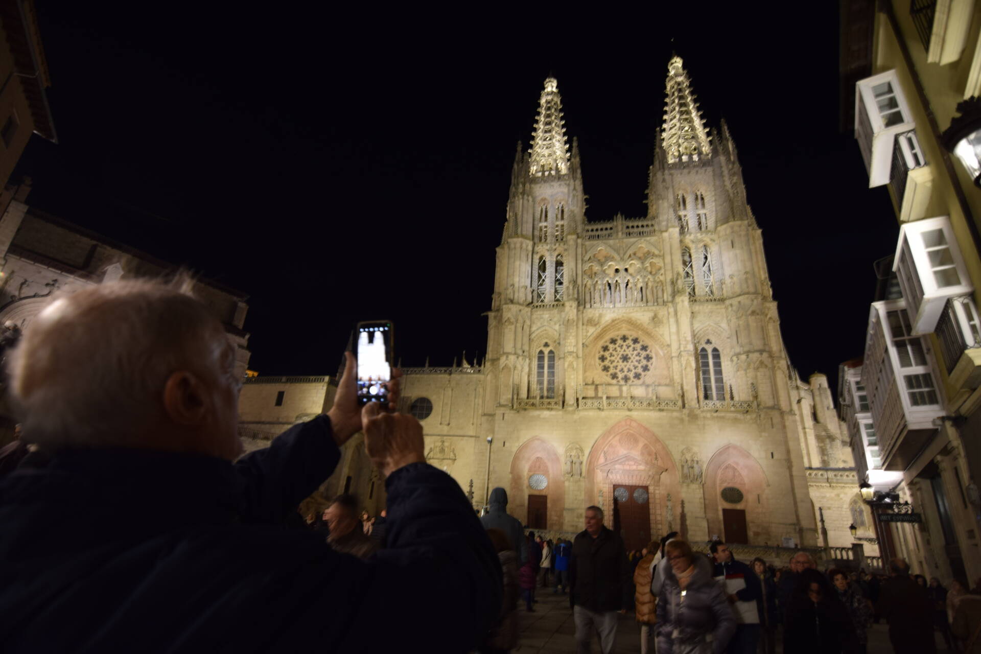iluminación catedral burgos
