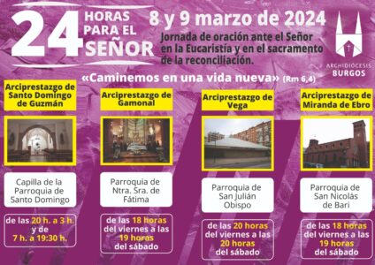 24 horas con el Señor (Burgos-Gamonal) @ Parroquia de Ntra. Sra. de Fátima (Burgos-Gamonal)