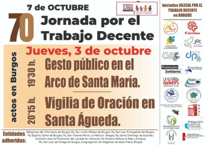 Gesto público por la Jornada por el Trabajo Decente @ Arco de Santa María