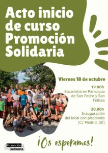 Misa de inicio de curso de Promoción Solidaria @ Parroquia de San Pedro y San Felices (Burgos-Vega)