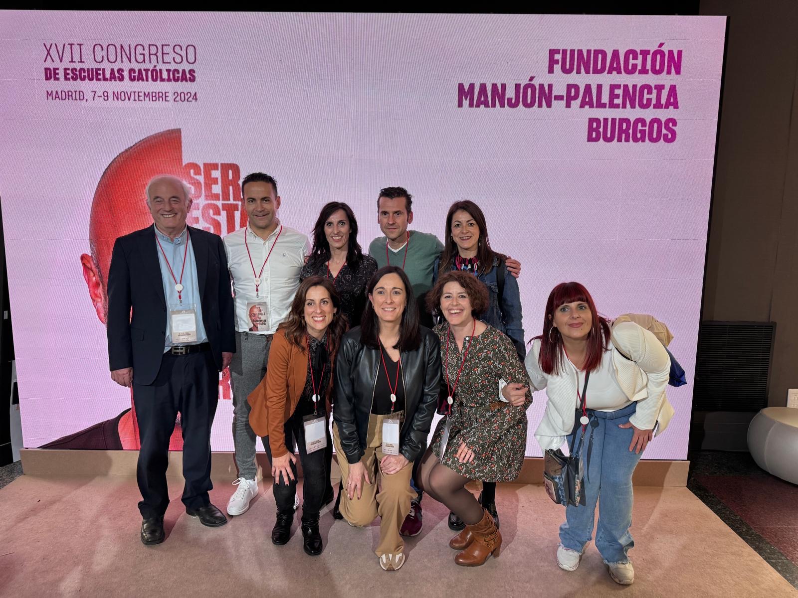 Los equipos directivos de la Fundación Manjón-Palencia participan en el Congreso de Escuelas Católicas