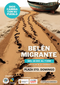 Inauguración del belén migrante @ Plaza de Santo Domingo