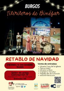 'Retablo de Navidad' de los Titiriteros de Binéfar @ Salón de Actos Concepción - Fundación Círculo