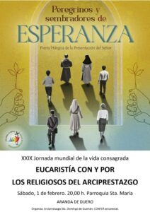 Misa por los religiosos del arciprestazgo de Santo Domingo de Guzmán @ Parroquia de Santa María la Real