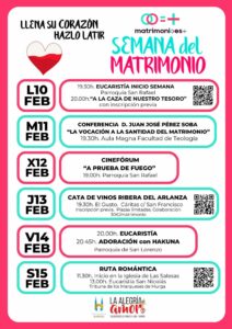 Semana del Matrimonio: eucaristía y juego en parejas «A la caza de vuestro tesoro» @ Parroquia del Hermano San Rafael