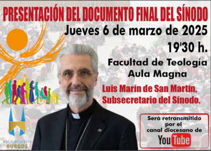 Presentación del Documento Final del Sínodo @ Facultad de Teología del Norte de España - Aula Magna