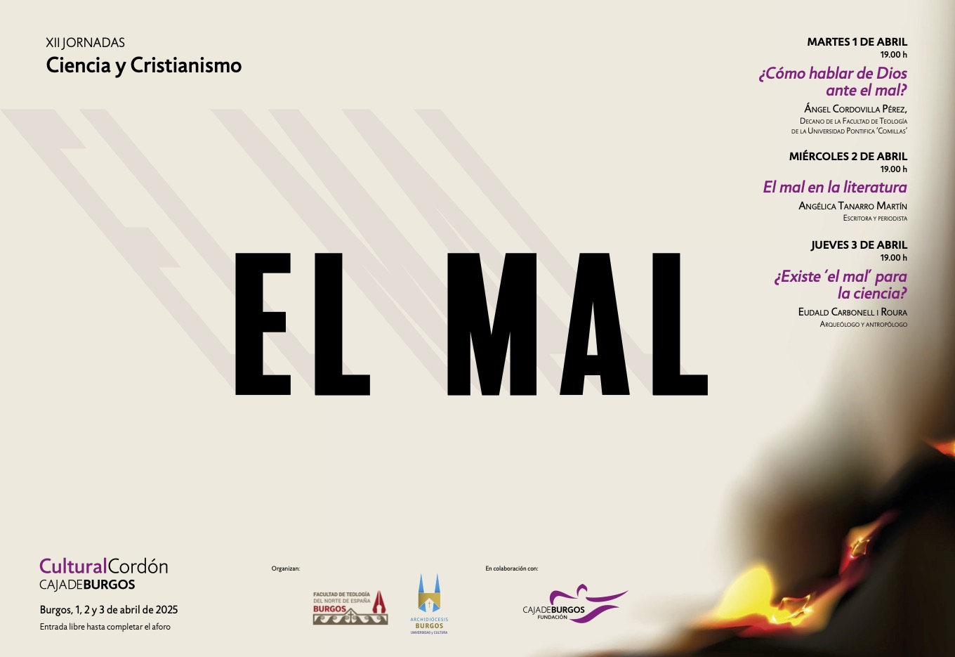 'El mal', protagonista de las XIII Jornadas Ciencia y Cristianismo
