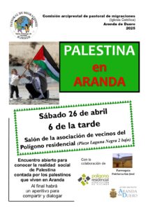 Encuentro 'Palestina en Aranda' @ Salón de la Asociación de Vecinos del Polígono Residencial