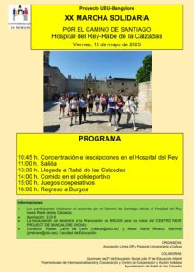 XX Marcha solidaria UBU-Bangalore @ Universidad de Burgos - Hospital del Rey