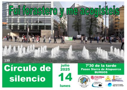 CXXXIX Círculo de Silencio @ Paseo de la Sierra de Atapuerca