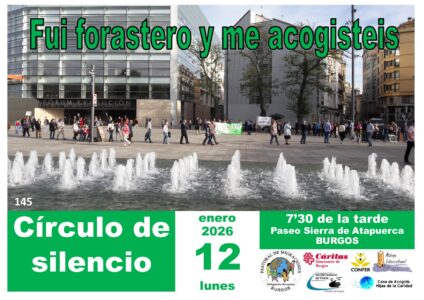 CXLV Círculo de Silencio @ Paseo de la Sierra de Atapuerca