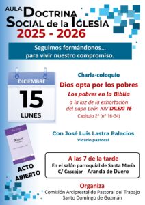 Aula de Doctrina Social de la Iglesia @ Parroquia de Santa María la Real - Salón parroquial