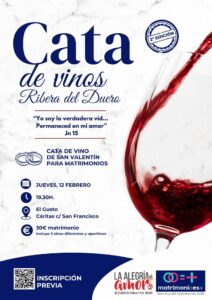 Semana del Matrimonio: Cata de vinos para matrimonios @ El Gusto - Cáritas Diocesana de Burgos