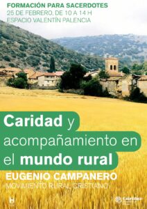Formación para el Clero: 'Caridad y acompañamiento en el mundo rural' @ Seminario de San José - Espacio Compañeros de Valentín Palencia