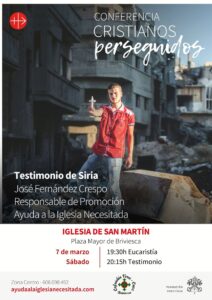 Conferencia-testimonio sobre los cristianos perseguidos de Siria @ Parroquia de San Martín de Tours