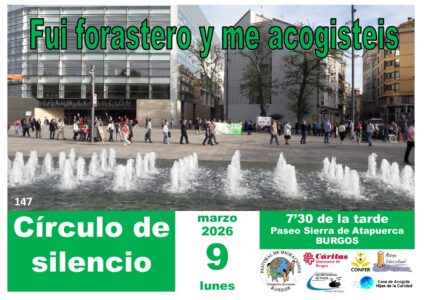 CXLVII Círculo de silencio @ Paseo de la Sierra de Atapuerca
