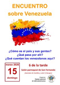 Encuentro sobre Venezuela @ Parroquia de San Fernando Rey - Salón