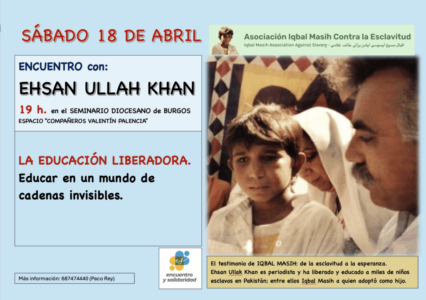 Encuentro con Ehsan Ullah Khan @ Seminario de San José - Espacio Compañeros de Valentín Palencia