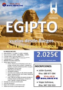Viaje a Egipto @ Varias ubicaciones