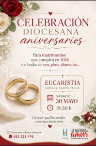 Celebración diocesana de aniversarios de matrimonio @ Catedral de Santa María - Capilla de Santa Tecla