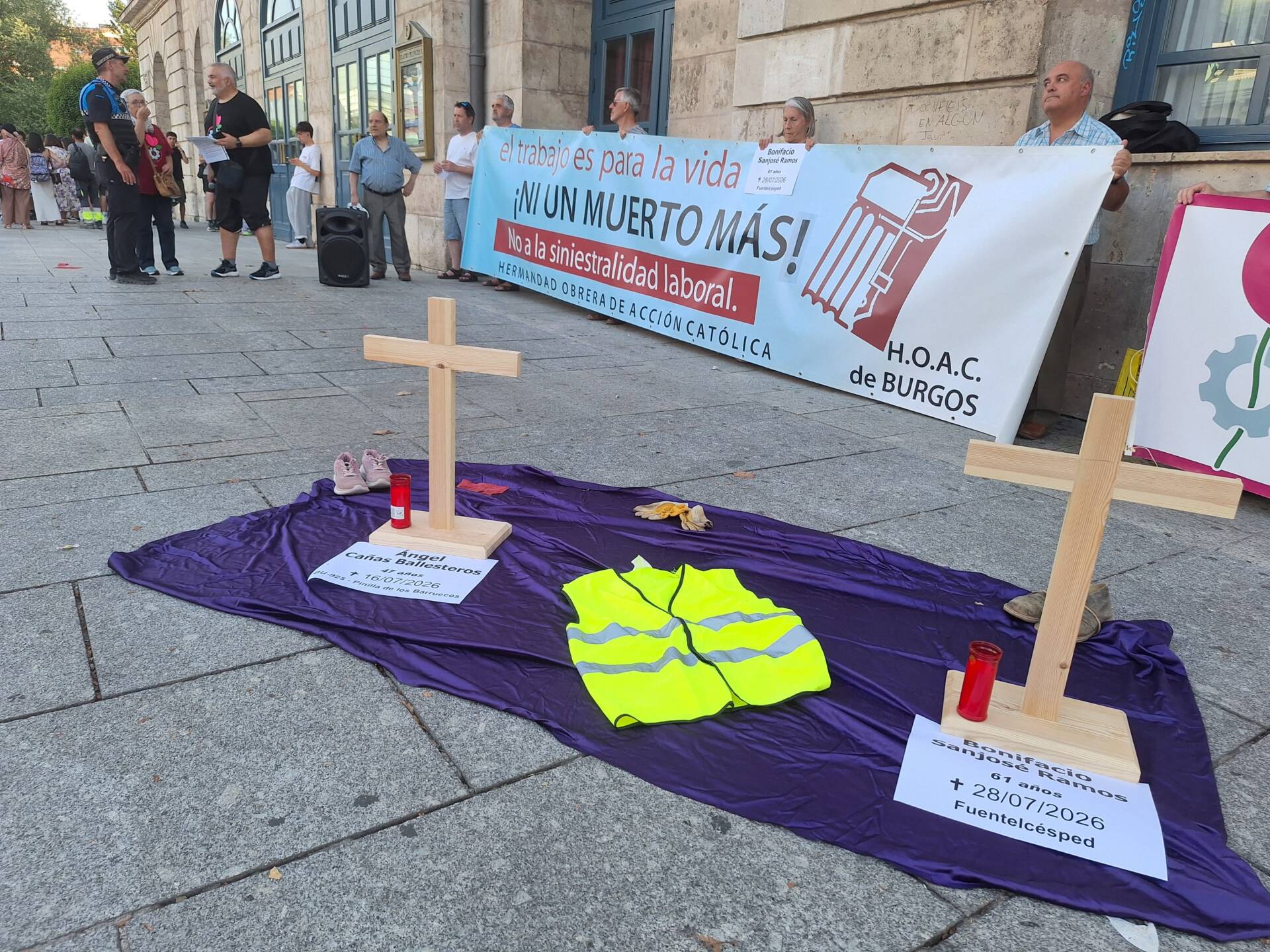 accidentes laborales HOAC Burgos siniestralidad laboral