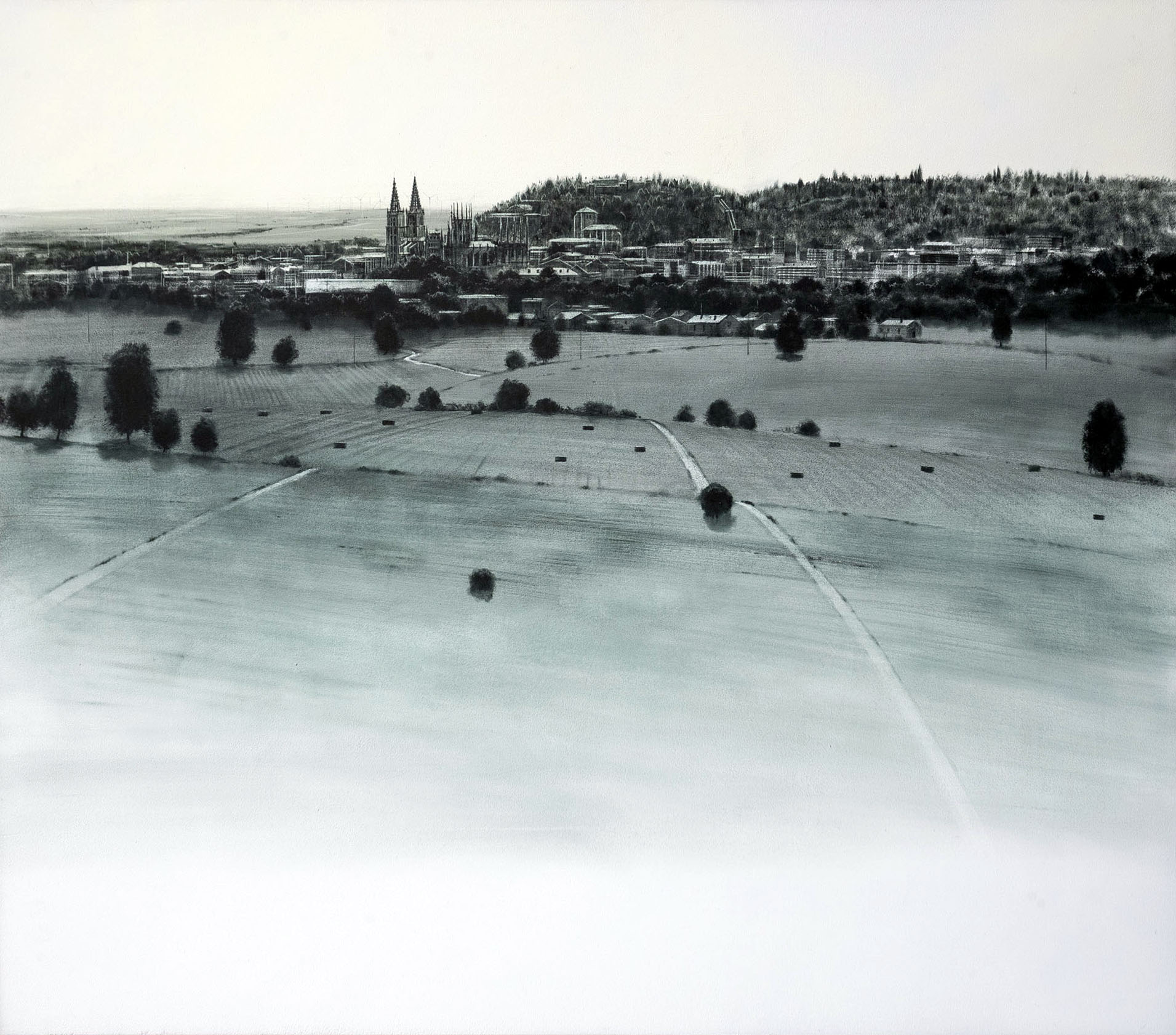 Rafael Carrascal, primer premio del 29º Premio 'Diario de Burgos' de Pintura Rápida