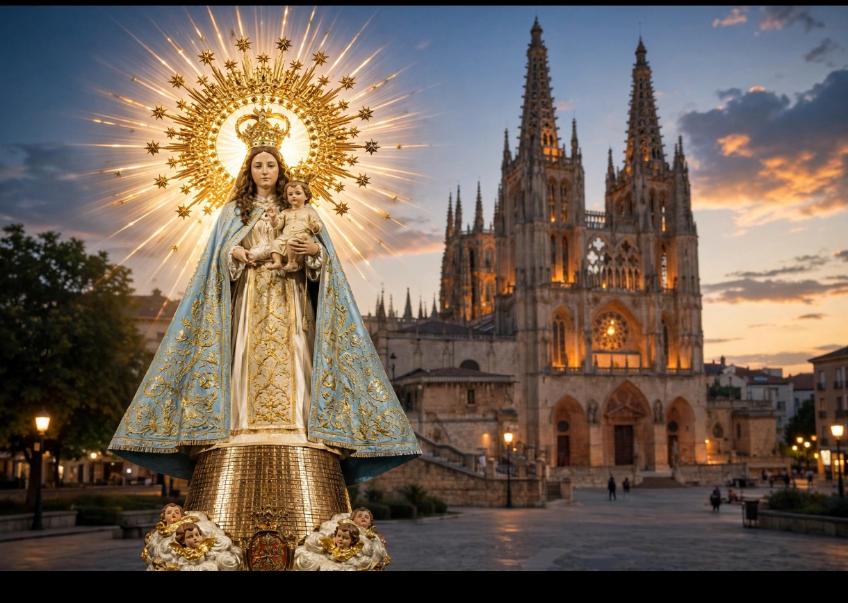Virgen del Pilar Catedral Burgos 1